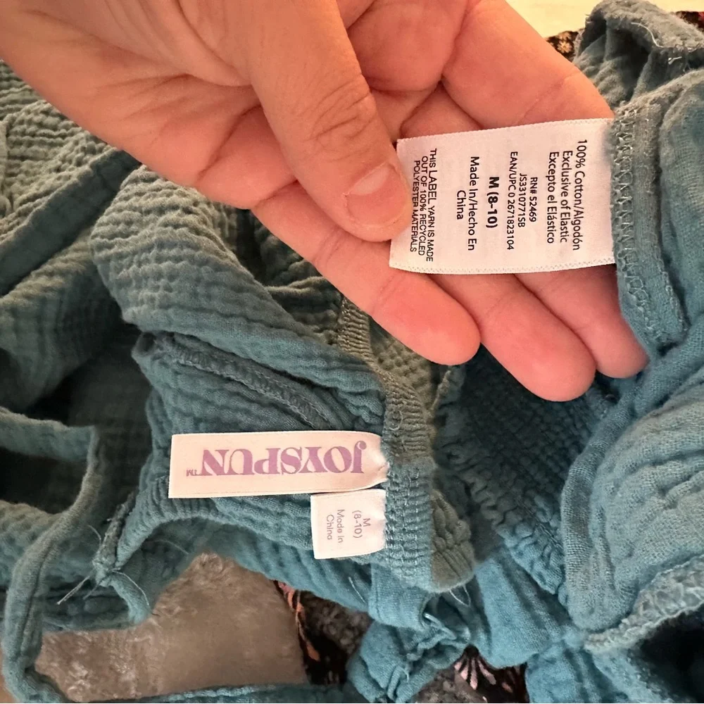 Joyspun Cotton Muslin PJ Lot - Floral, Tan, and Teal Sets sz Med - Picture 3 of 4